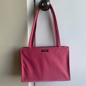Kate Spade New York Vintage Tote. Bright Pink. Black interior.